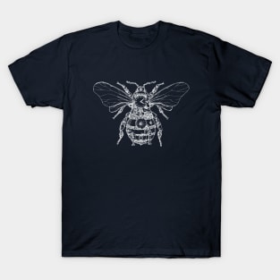 Steampunk Bumblebee (white) T-Shirt